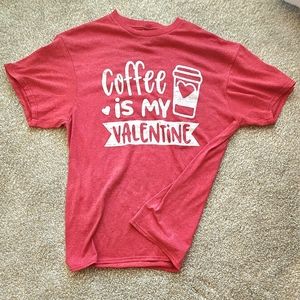 Valentine Graphic tee size Large 💗💗